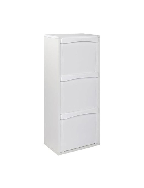 Mobile Pattumiera Helena bianco 40x25x102H – Eleganza e Funzionalità per la Raccolta Differenziata