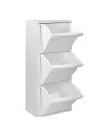 Mobile Pattumiera Helena bianco 40x25x102H – Eleganza e Funzionalità per la Raccolta Differenziata