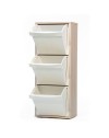 Mobile Pattumiera Helena olmo 40x25x102H – Eleganza e Funzionalità per la Raccolta Differenziata