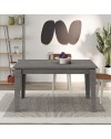 Tavolo allungabile 140x80 cm Tolmen colore retro grey