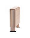 Tavolo Consolle Pieghevole rovere sbiancato Mati Salvaspazio 21x74x78H
