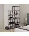 Libreria Pal antracite con 5 ripiani 110x29x178H– Design moderno e funzionale