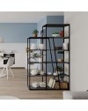 Libreria Pal antracite con 5 ripiani 110x29x178H– Design moderno e funzionale