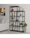 Libreria Pal antracite con 5 ripiani 110x29x178H– Design moderno e funzionale