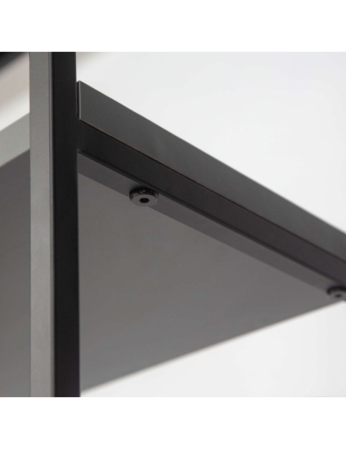 Libreria Pal antracite con 5 ripiani 110x29x178H– Design moderno e funzionale