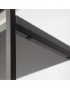 Libreria Pal antracite con 5 ripiani 110x29x178H– Design moderno e funzionale