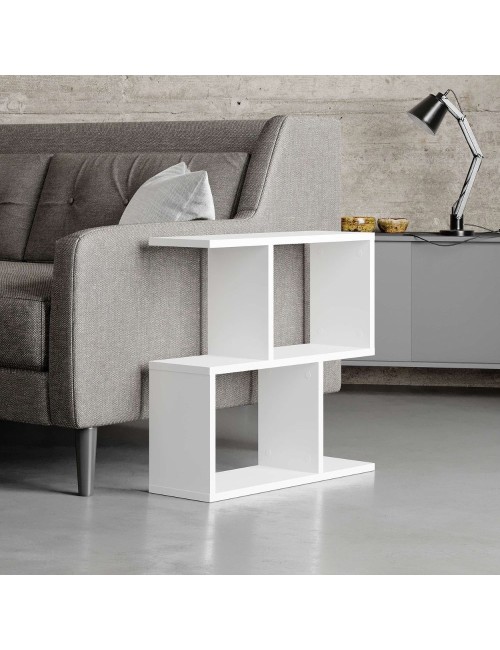 Tavolino da salotto bianco Homemania 60x19,5x60H – Design moderno e versatilità in un solo complemento d’arredo