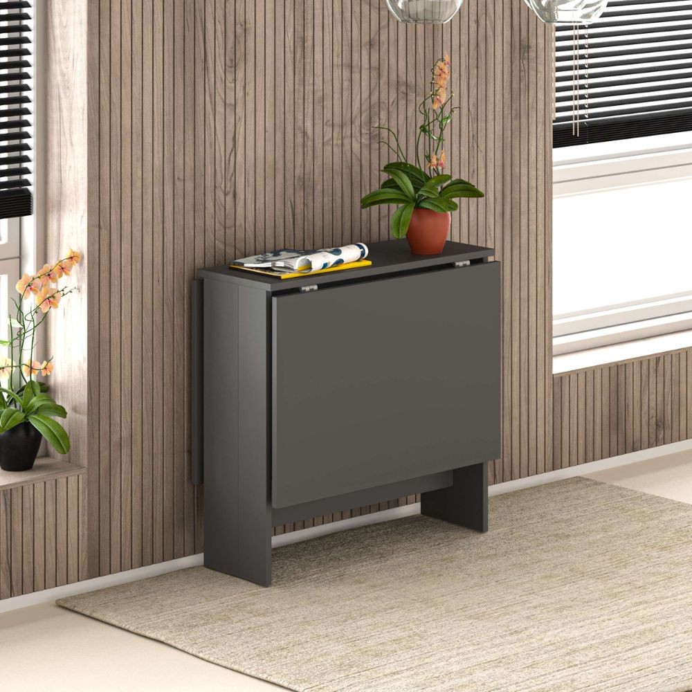 Supporto Per Cesto Da Giardino CLUBO – Tavolino Decorativo 50L – Antracite 45x45x41 Cm