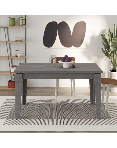 Tavolo allungabile Megaron 120x80 cm colore retro grey