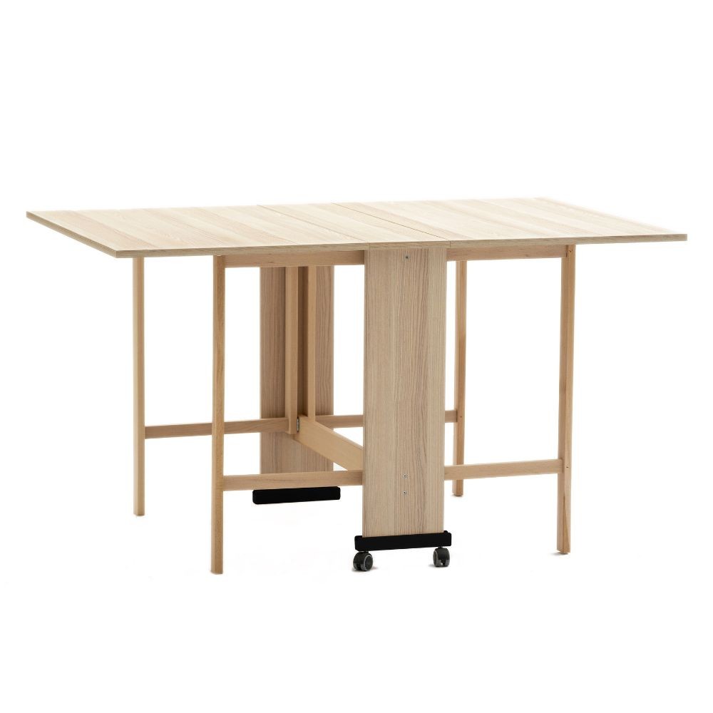 Tavolo Salvaspazio Trio Pieghevole 24x90x78 cm olmo