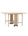 Tavolo Salvaspazio Trio Pieghevole 24x90x78 cm olmo
