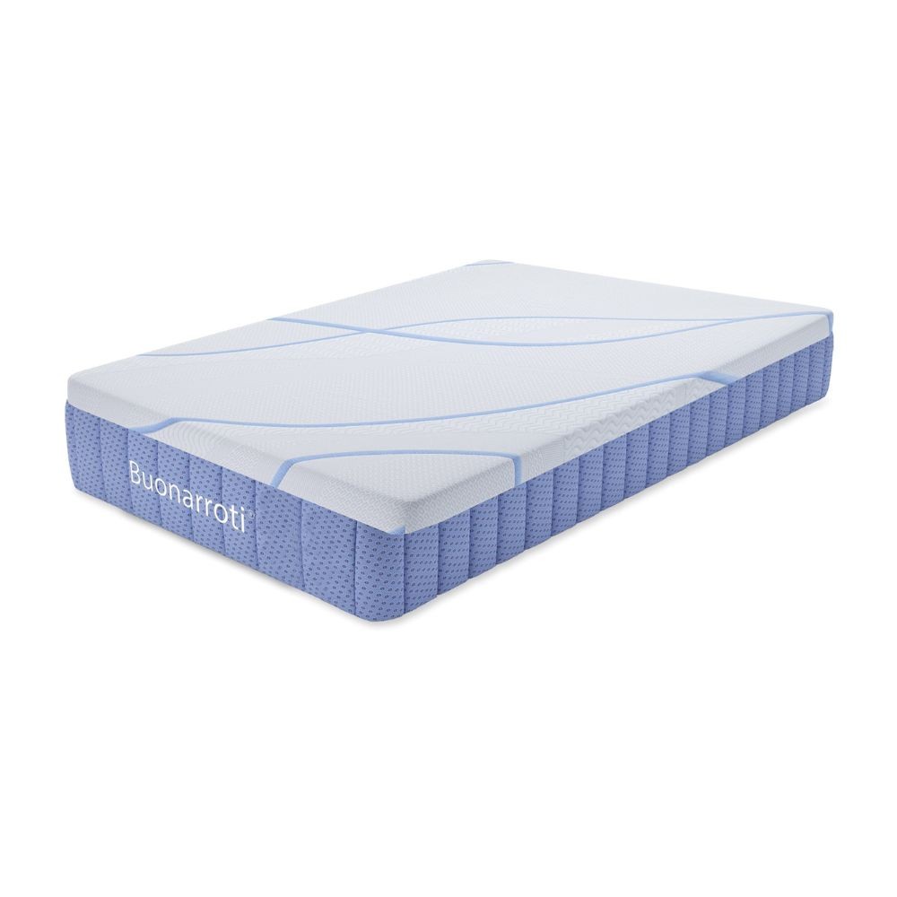 Materasso una piazza e mezza Pergamo a molle 5 zone con rivestimento Antiscivolo 120x190x30H