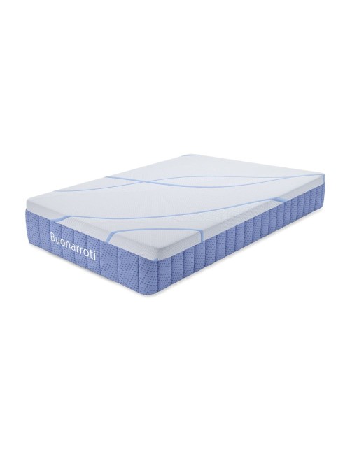 Materasso una piazza e mezza Pergamo a molle 5 zone con rivestimento Antiscivolo 120x190x30H