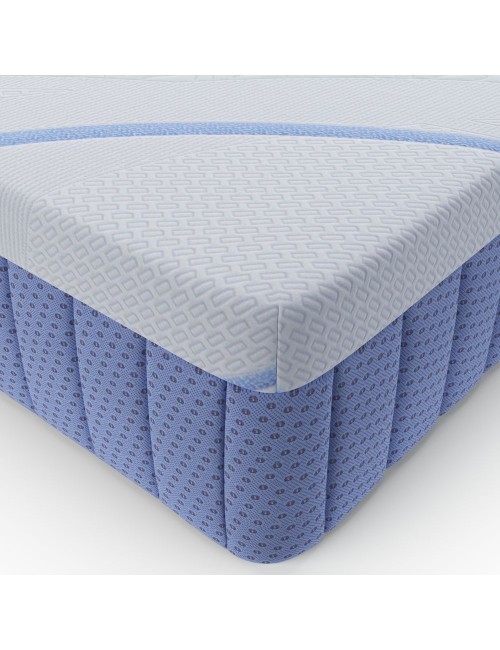 Materasso una piazza e mezza Pergamo a molle 5 zone con rivestimento Antiscivolo 120x190x30H