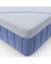 Materasso una piazza e mezza Pergamo a molle 5 zone con rivestimento Antiscivolo 120x190x30H