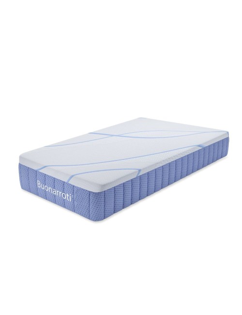 Materasso singolo Pergamo a molle 5 zone con rivestimento Antiscivolo 80x190x30H