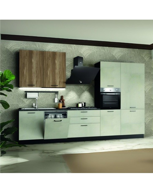 Cucina Completa Micol Destra 345 – Design Moderno e Funzionalità in un Unico Spazio