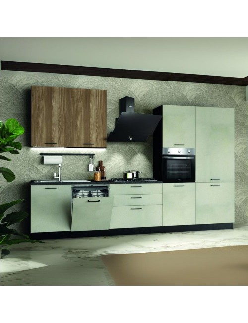 Cucina Completa Micol Destra 345 – Design Moderno e Funzionalità in un Unico Spazio