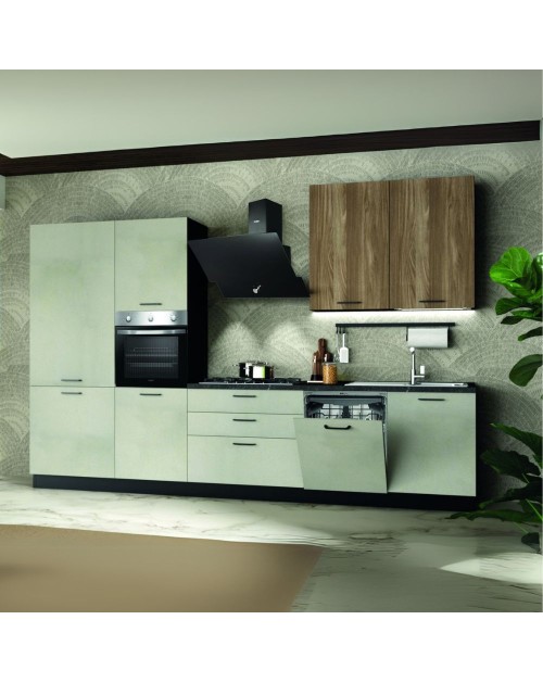 Cucina Completa Micol Sinistra 345 – Design Moderno e Funzionalità in un Unico Spazio