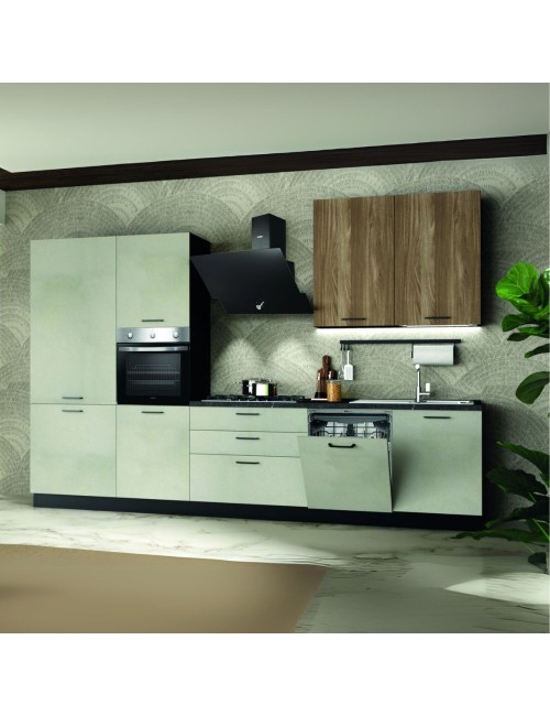 Cucina Completa Micol Sinistra 345 – Design Moderno e Funzionalità in un Unico Spazio