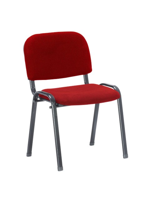 Sedia ufficio impilabile HI01R colore rosso