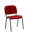 Sedia ufficio impilabile HI01R colore rosso