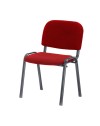 Sedia ufficio impilabile HI01R colore rosso