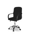 Poltrona ufficio PC116P in tessuto nero con ruote – Eleganza e comfort quotidiano