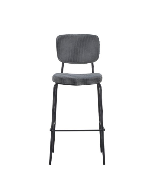 Sgabello imbottito Juno grigio scuro 43x52,5x111H – Il comfort in stile industriale