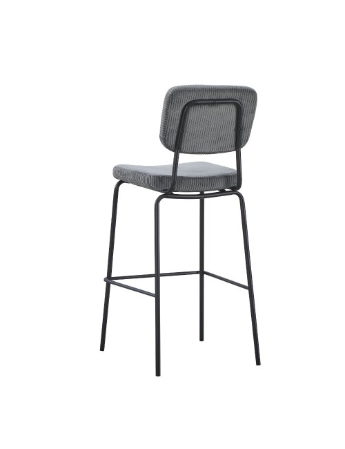 Sgabello imbottito Juno grigio scuro 43x52,5x111H – Il comfort in stile industriale