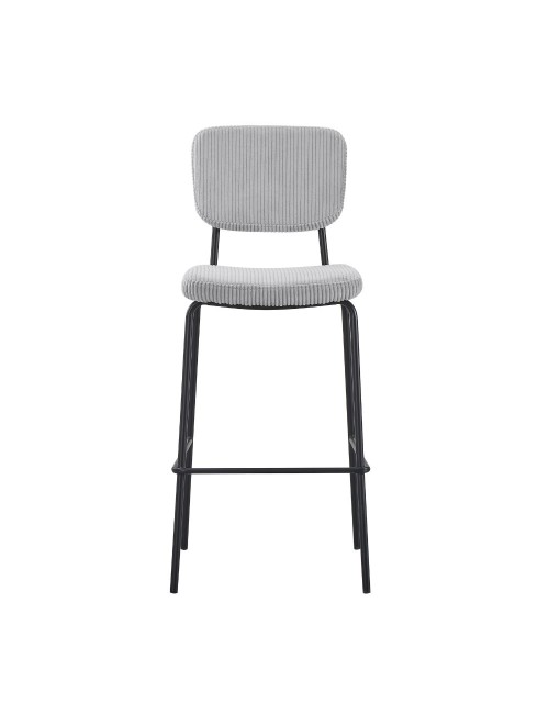 Sgabello imbottito Juno grigio chiaro 43x52,5x111H – Il comfort in stile industriale
