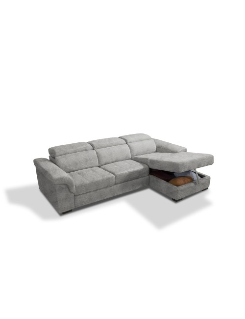 DIVANO NOVARA BRACCIOLO SX + 3 POSTI LETTO CARRELLO SB + BRACCIOLO DX KING 17