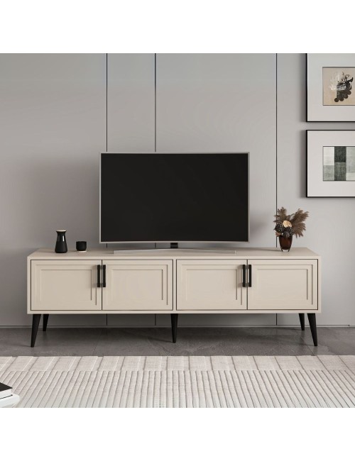Mobile Porta TV Prime 4 ante colore cashmere 180x45x55H – Stile e funzionalità