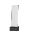 Specchio Kale con base cassetto antracite 54x45x178H