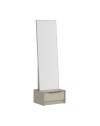 Specchio Kale con base cassetto cashmere 54x45x178H