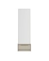Specchio Kale con base cassetto cashmere 54x45x178H