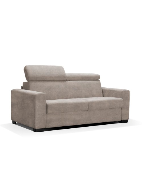 Divano Letto Pisa 3 Posti in Nabuk Tortora 220x99x93H – Eleganza e Funzionalità per il Tuo Relax