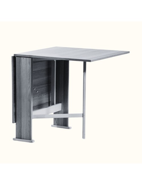 Tavolo Consolle Pieghevole rovere sbiancato Mati Salvaspazio 21x74x78H