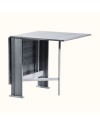 Tavolo Consolle Pieghevole rovere sbiancato Mati Salvaspazio 21x74x78H