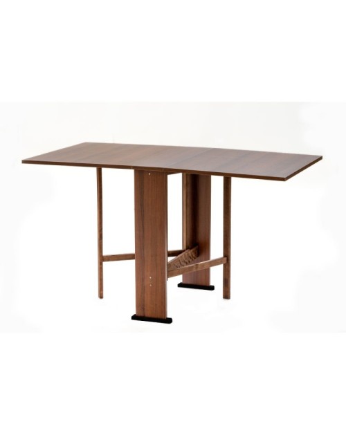 Tavolo Consolle Pieghevole noce Mati Salvaspazio 21x74x78H