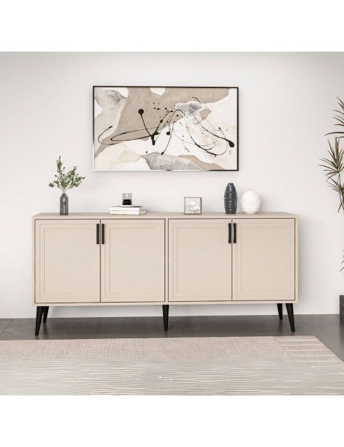 Madia Prime colore cashmere 180x45x80H - Eleganza e funzionalità per la tua casa