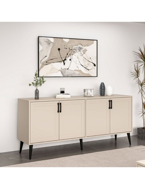 Madia Prime colore cashmere 180x45x80H - Eleganza e funzionalità per la tua casa