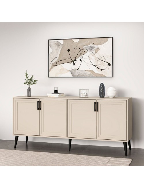 Madia Prime colore cashmere 180x45x80H - Eleganza e funzionalità per la tua casa