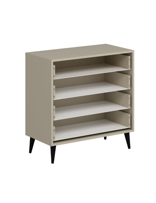 Cassettiera Prime 4 cassetti colore cashmere 90x45x90H - Stile e funzionalità per ogni spazio