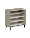 Cassettiera Prime 4 cassetti colore cashmere 90x45x90H - Stile e funzionalità per ogni spazio