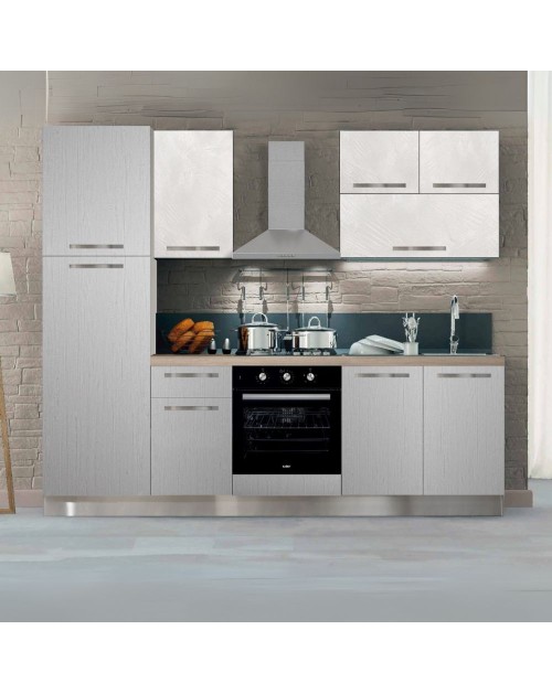 Cucina Molly tortora e canyon white elettrodomestici inclusi 255