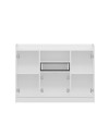 Mobile multiuso Arina bianco 4 ante e cassetto 120x35x90H