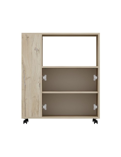Mobile multiuso elegante e funzionale rovere e bianco Monni 82x45x95H – Ordine e Design