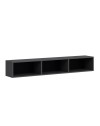 Mobile TV sospeso Rigel antracite 180x32x30H: 3 ante e stile minimal