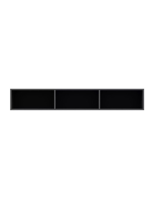Mobile TV sospeso Rigel antracite 180x32x30H: 3 ante e stile minimal